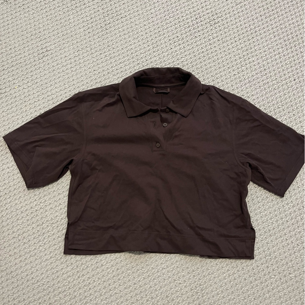 Lululemon Heavyweight Cotton Short-Sleeve Polo Shirt